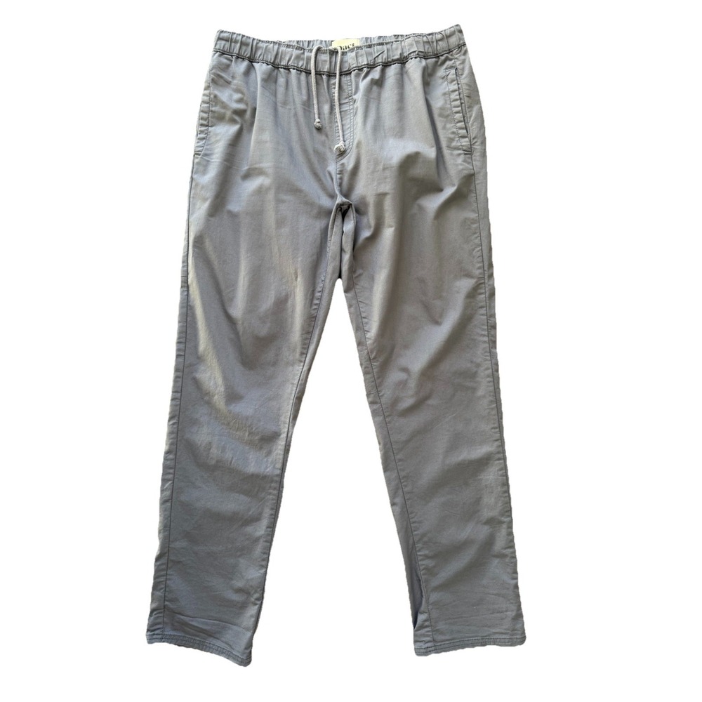 Pact Jogger Men's XL Gray Elastic Waist Drawstring Lounge Casual Pants